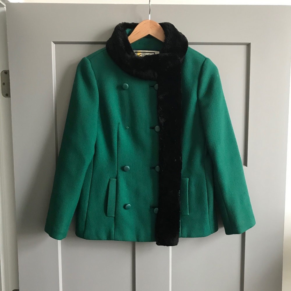 Vintage Emerald Coat